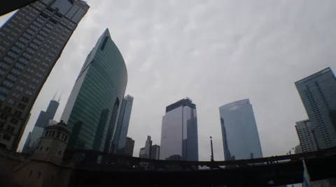 333 Wacker 150 N Riverside River Point Stock Footage 67495957