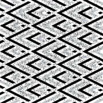 3382 Pattern with black and silver gray streaks Illustrazione stock