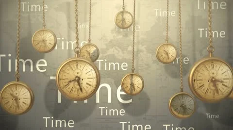34 Ancient clocks swinging like a pendulum Stock Footage 10738564