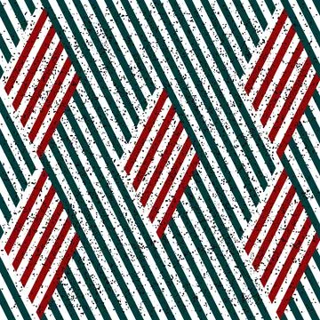 3444 Seamless pattern with red and green segments Stockillustratie
