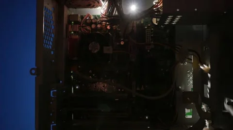 3454 Computer Data Storage Covered in Old Dust, 4K Stock Footage 49580226