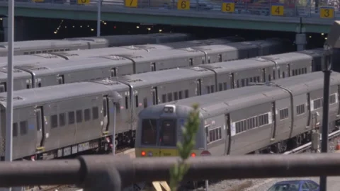 34th Street Train Station Below the Vessel in Hudson Yards Manhattan Stock Footage 246645346