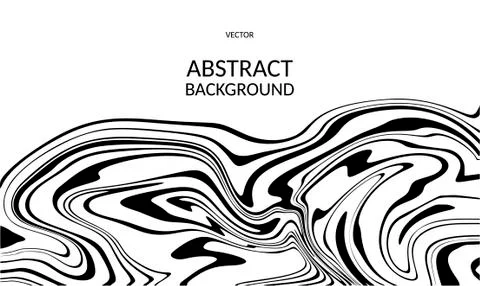 34Vector abstract background black stripes zebra print effect on white Stock Illustration