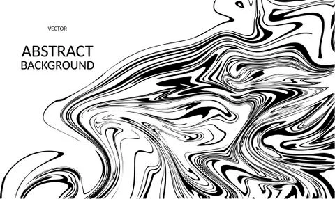 34Vector abstract background black stripes zebra print effect on white Stock Illustration