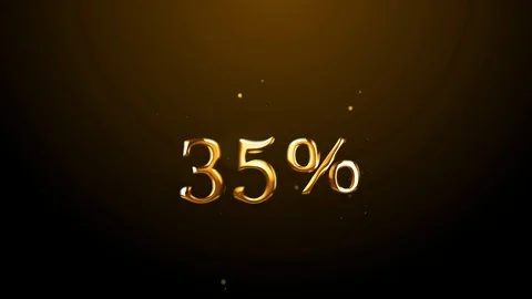 35% discount concept Stock Footage 86912184