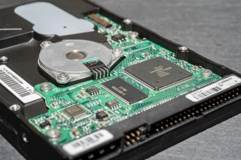 3.5" hard disk card Stock Photos