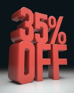 35% Off Stock Illustration