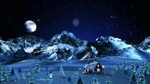 35 Merry Christmas and Happy New Year Animation 库存影片 144046854