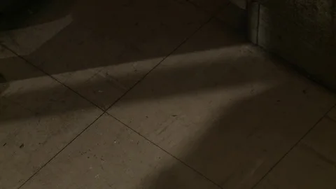 35 mm film falling down on the floor in projector's room (vintage 16). Видео 76757302