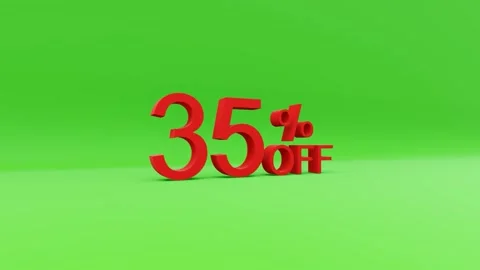 35 percent off 3D rendering Stock Footage 153359393