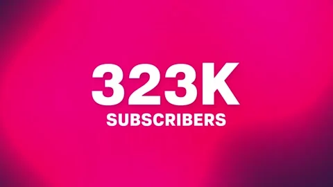 350K Youtube Subscribers 4K Motion Video Stock Footage 318702759