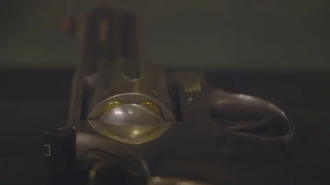 357 magnum loaded close up Stock Footage 125466125