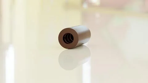 3.5mm Audio Jack Internal Component Structure Technical 3D Render Illustrazione stock