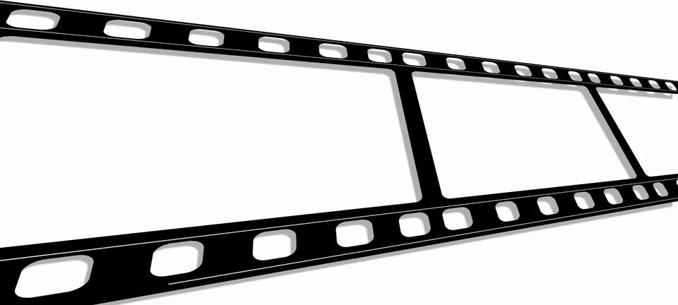 35mm film frames Stockillustratie