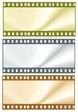 35mm film frames Illustrazione stock
