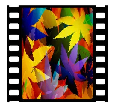 35mm film frames 스톡 일러스트