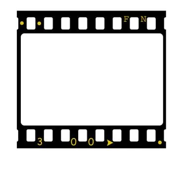 35mm film frames イラスト素材