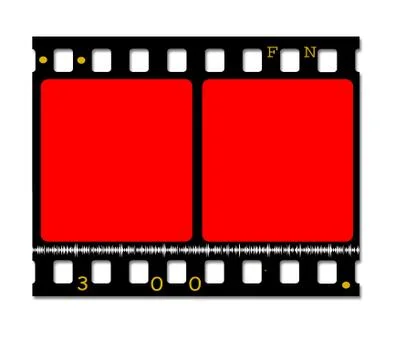 35mm film frames Illustrazione stock