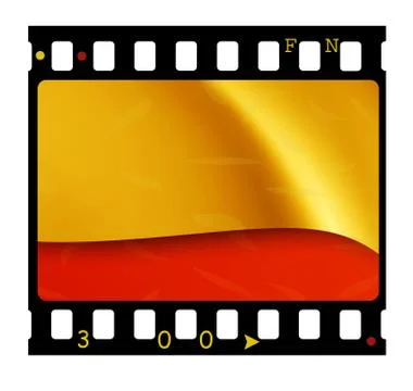 35mm film frames Stockillustratie
