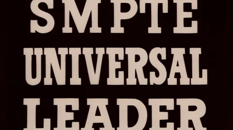 35mm film leader and countdown | Stock Video | Pond5