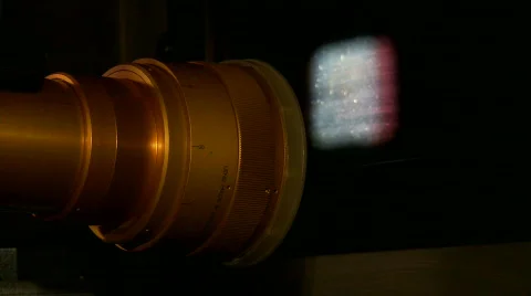 35mm Projector Running Stock Footage 371515