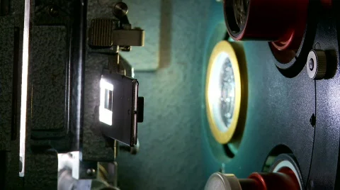 35mm Projector Running Stock Footage 373766
