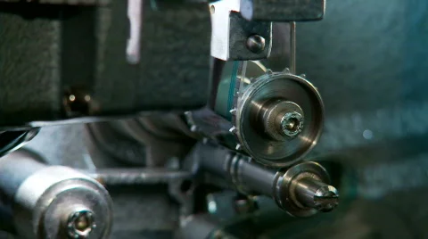 35mm Projector Running Stock Footage