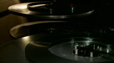 35mm Projector Running Stock Footage 375333
