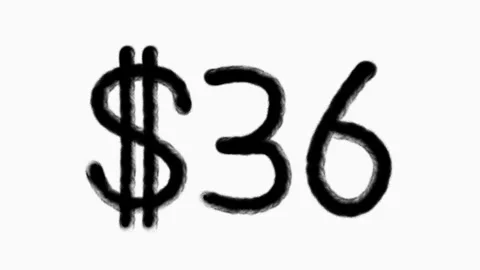 36 Dollar Hand Drawn Animation For Finance Currency Money Business Concept Stock Footage 305383669