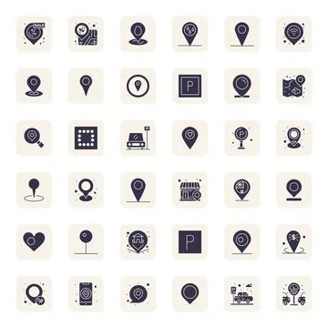 36 Vector Icons inspired by Spot in Pixel Optimized 128x128 Filled quality Stock Illustration
