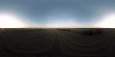 360 aerial view. Low flight above rural summer landscape with endless green Stock Footage 169978765