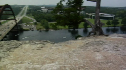 360 Bridge Austin, Texas Stock Footage 513929