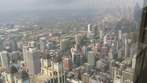 360 Chicago Observation Deck Stock Footage 169060283
