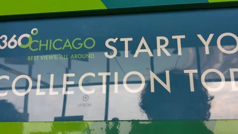 360 Chicago Start Your Collection Today Signage Stock Footage 169231839