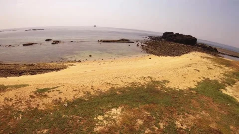 ˇˊ360 degree circle look around spinning view of Dongyuping tourist service cent 스톡 동영상 242997102