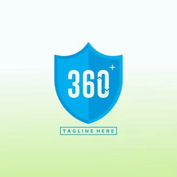 360 degree education vector logo ,360 vector logo design template idea and in Stock Illustration