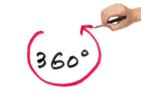 360 degree Stock Illustration