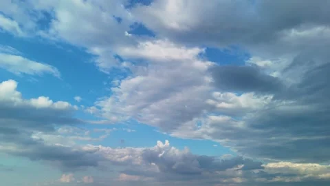360-Degree Panoramic Sky View With Dynamic Clouds... Stock Footage 331821054