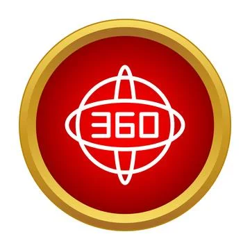 360 degree panoramic view vr virtual reality icon イラスト素材