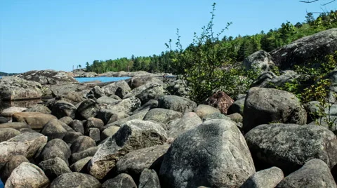 360 degree rotation of a bay Stock Footage 40427433