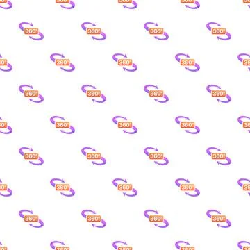 360 degree rotation view seamless pattern 스톡 일러스트