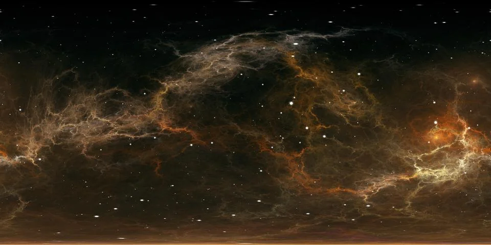 360 degree space panorama, equirectangular projection, environment map. HDRI Ilustración de archivo