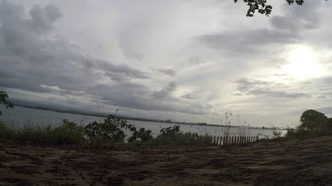 360 degree timelapse of Old San Juan city walls in  Puerto Rico Stock Footage 91461052
