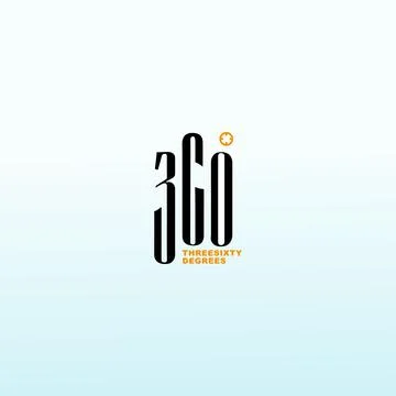 360 degree view design, 360 vector logo design template idea and inspiration. Stock Illustration