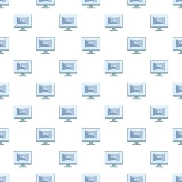 360 degree virtual reality display screen pattern Stock Illustration