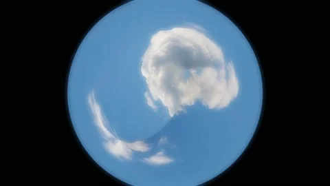 360 degrees of FOV Equirectangular to Rectilinear Panorama Video stock 196933571