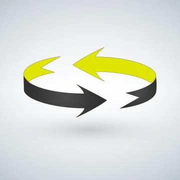 360 degrees view sign icon. vector illustration isolated on modern background Stock Illustration