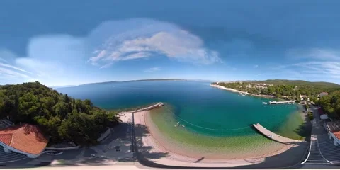 360 dron beach 動画素材 141729351