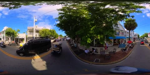 360 equirectangular motion stock video Key West FL USA 스톡 동영상 253929672