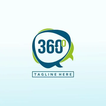 360 Logo Vector Images, 360 vector logo design template idea and inspiration. Stock Illustration